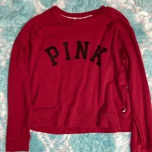Pink crew neck